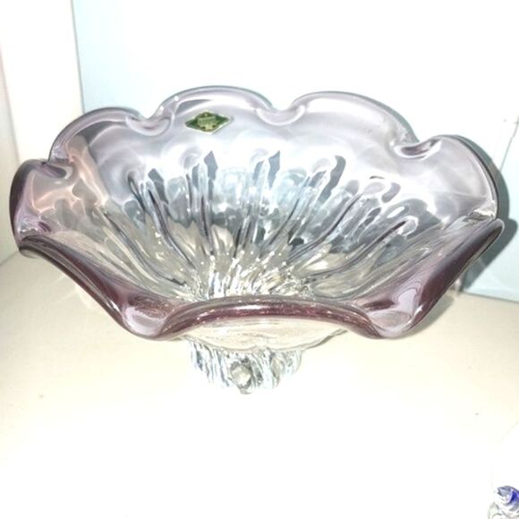 Vintage Shannon heavy crystal bowl - Picture 5 of 11
